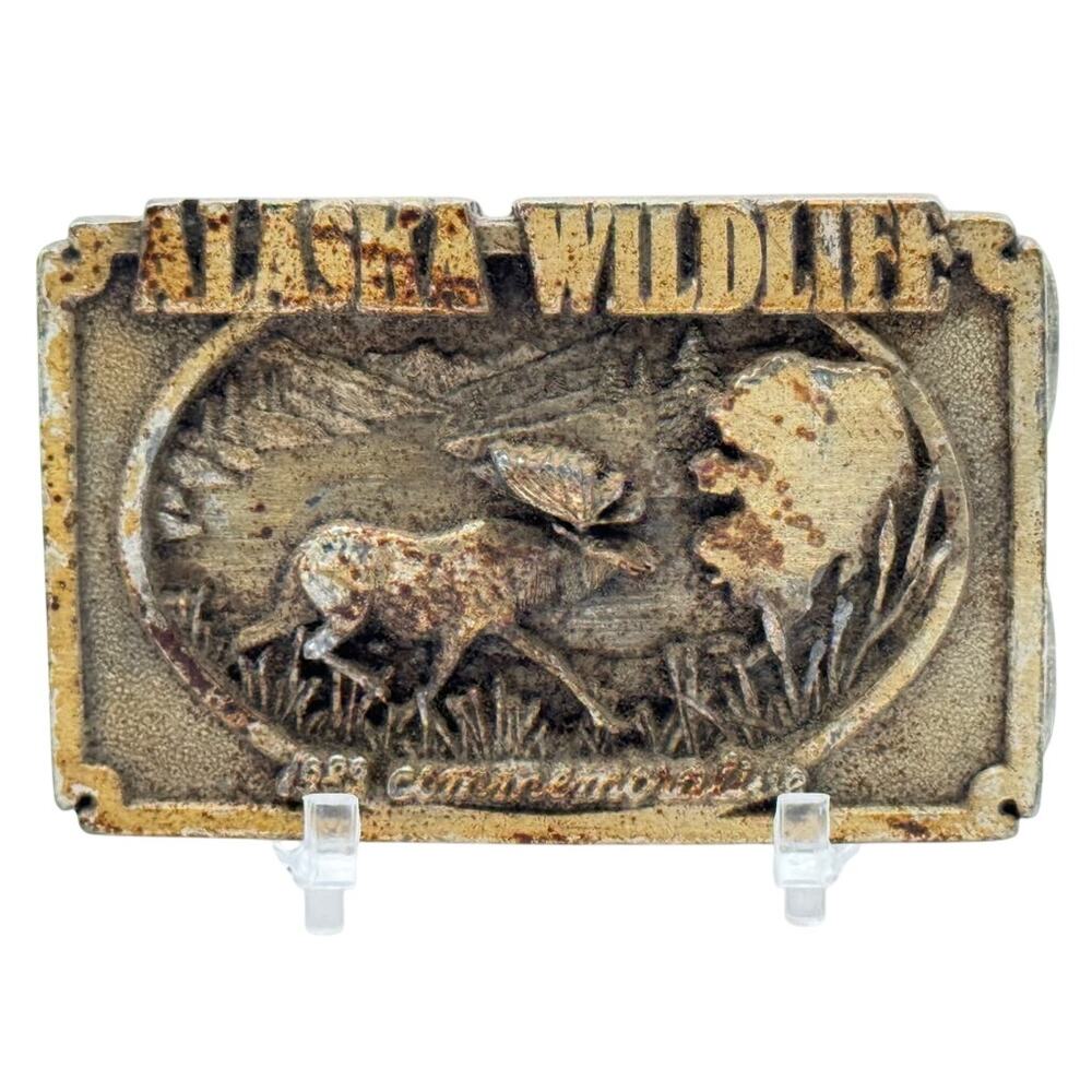 Bergamot Brass Works Finest Wildlife Buffalo and Eagle Limited Edition Belt